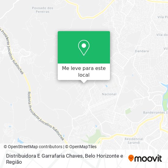 Distribuidora E Garrafaria Chaves mapa