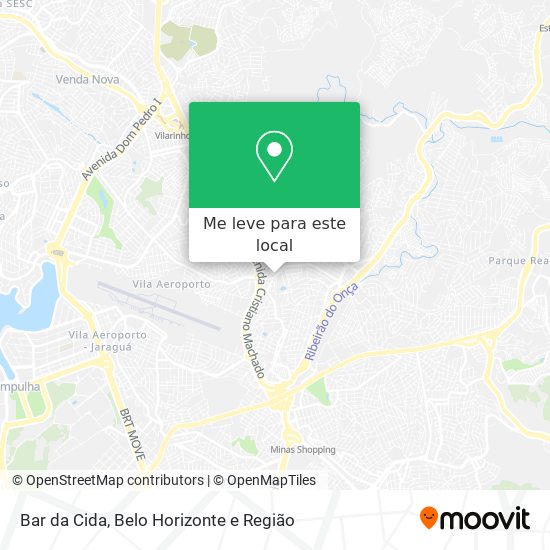 Bar da Cida mapa