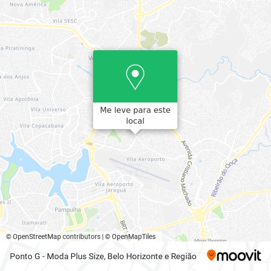 Ponto G - Moda Plus Size mapa