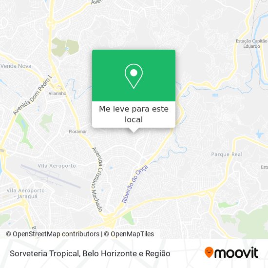 Sorveteria Tropical mapa