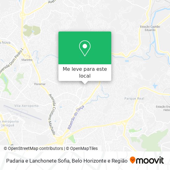 Padaria e Lanchonete Sofia mapa