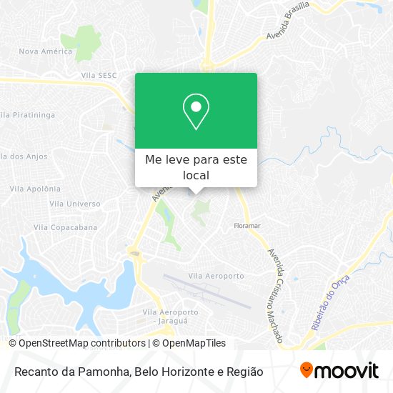 Recanto da Pamonha mapa