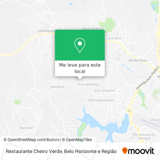 Restaurante Cheiro Verde mapa