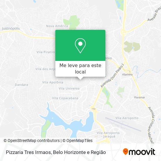 Pizzaria Tres Irmaos mapa