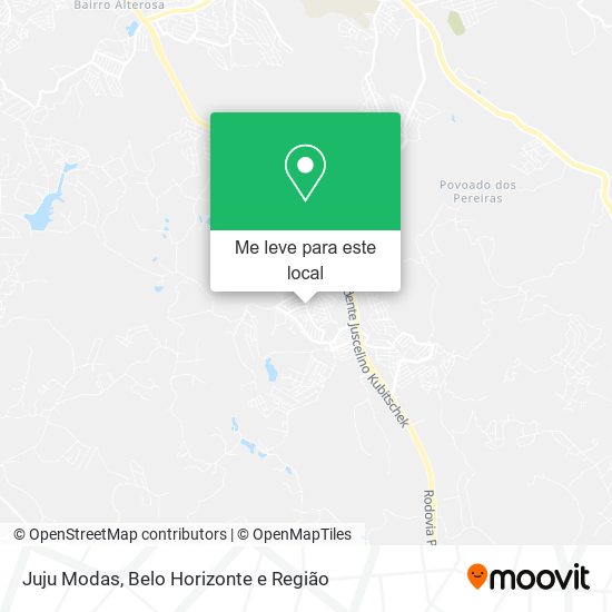 Juju Modas mapa
