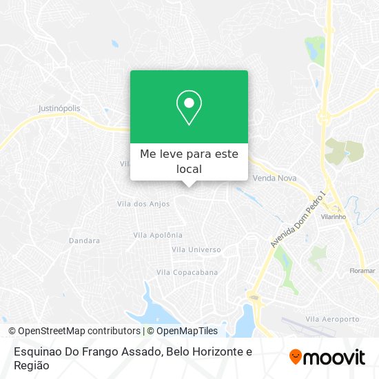 Esquinao Do Frango Assado mapa