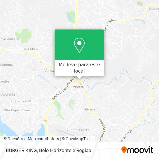 BURGER KING mapa