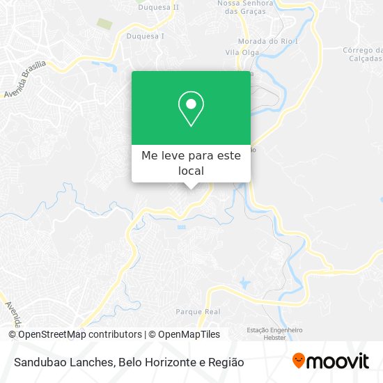 Sandubao Lanches mapa