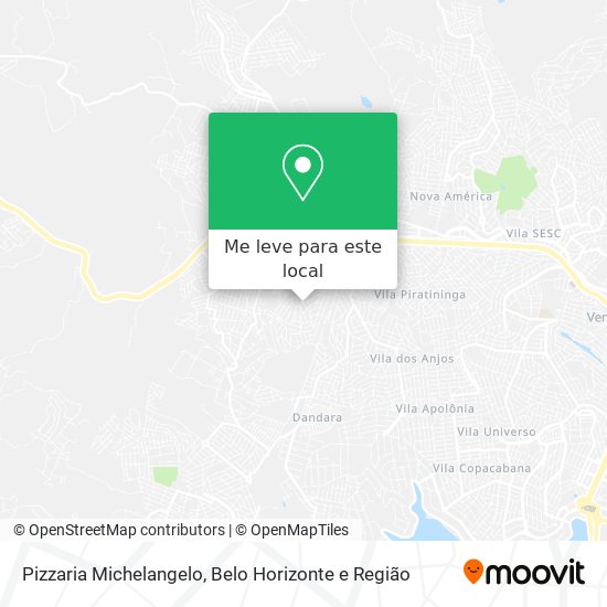 Pizzaria Michelangelo mapa