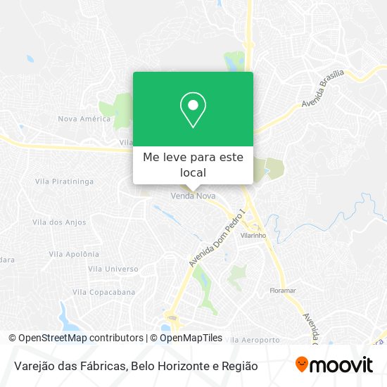 Varejão das Fábricas mapa