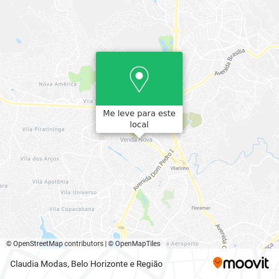 Claudia Modas mapa