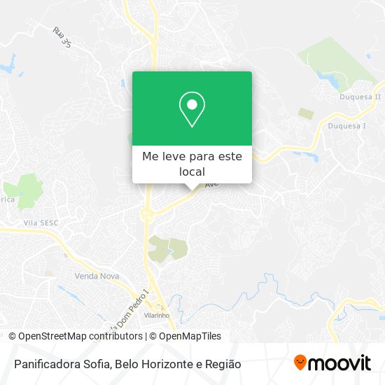 Panificadora Sofia mapa