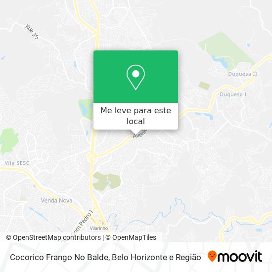 Cocorico Frango No Balde mapa