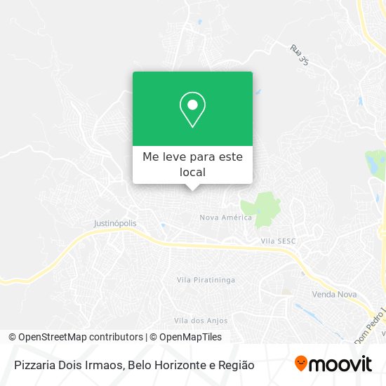 Pizzaria Dois Irmaos mapa