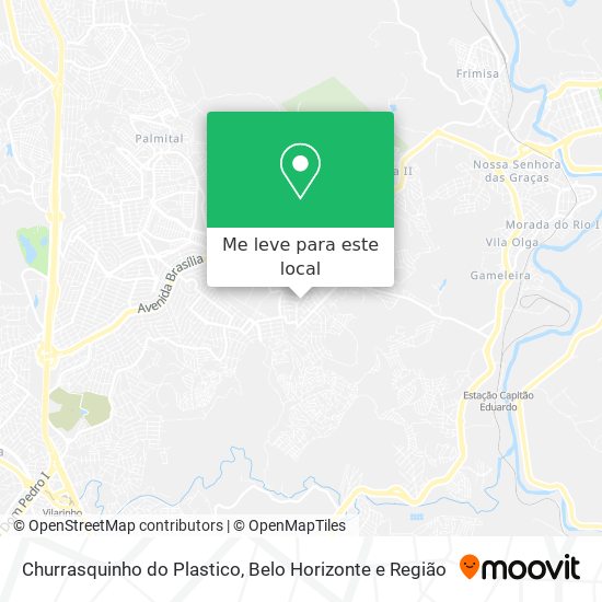 Churrasquinho do Plastico mapa