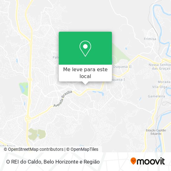 O REI do Caldo mapa