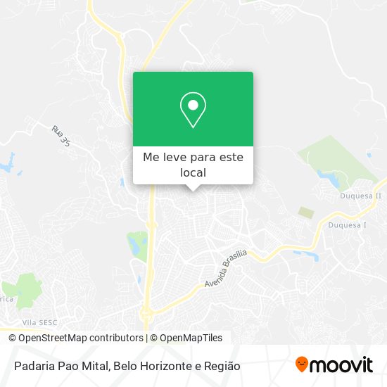 Padaria Pao Mital mapa