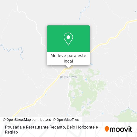 Pousada e Restaurante Recanto mapa