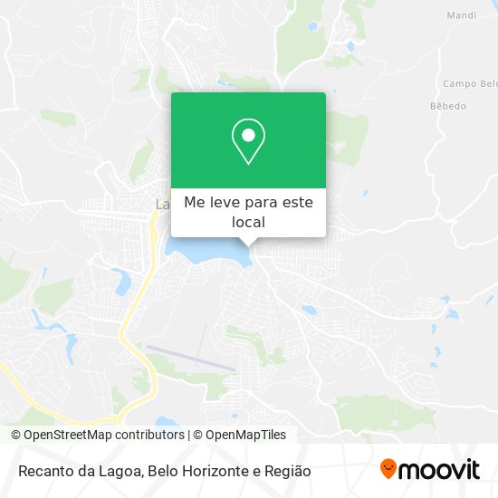 Recanto da Lagoa mapa
