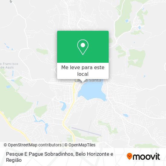 Pesque E Pague Sobradinhos mapa