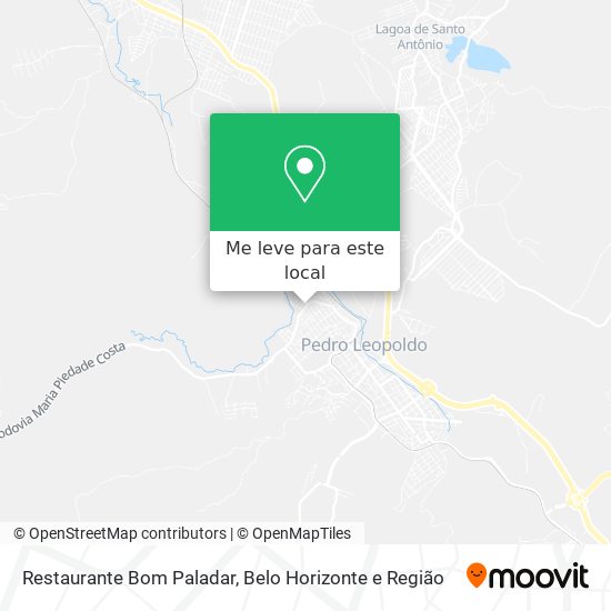 Restaurante Bom Paladar mapa