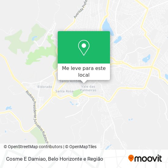 Cosme E Damiao mapa