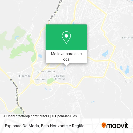 Explosao Da Moda mapa