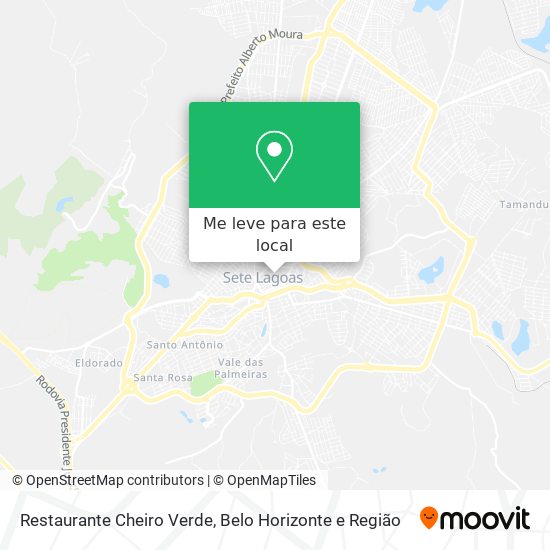 Restaurante Cheiro Verde mapa