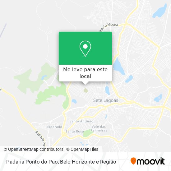 Padaria Ponto do Pao mapa