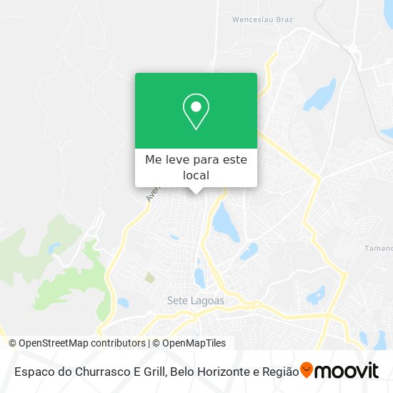 Espaco do Churrasco E Grill mapa