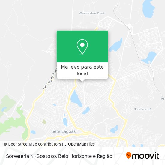 Sorveteria Ki-Gostoso mapa