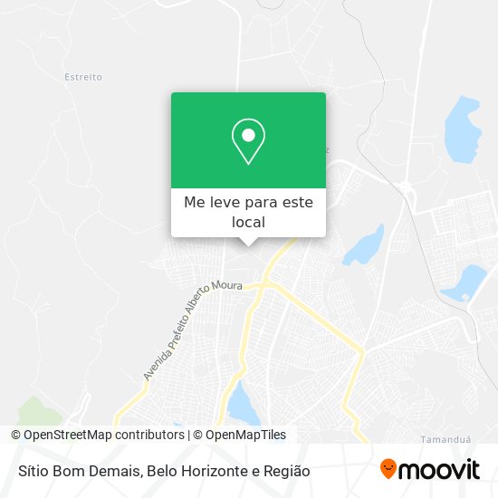 Sítio Bom Demais mapa