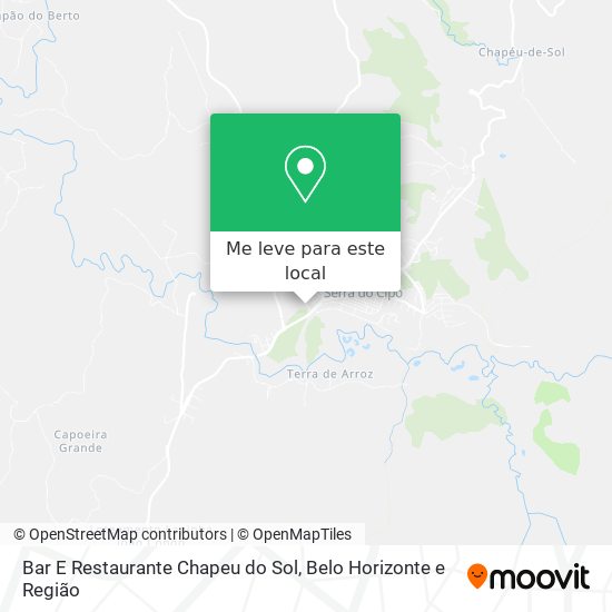 Bar E Restaurante Chapeu do Sol mapa