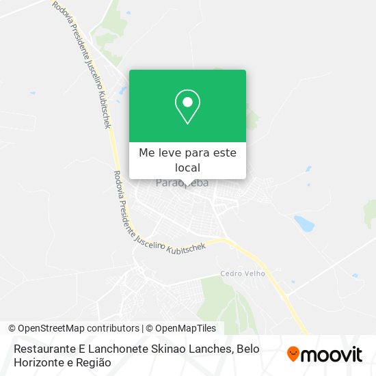 Restaurante E Lanchonete Skinao Lanches mapa