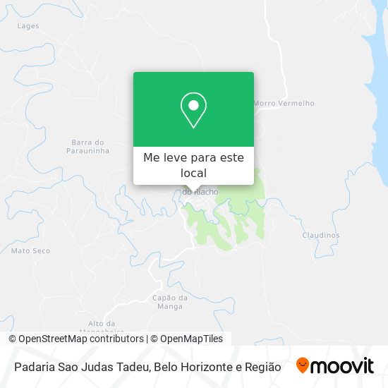 Padaria Sao Judas Tadeu mapa