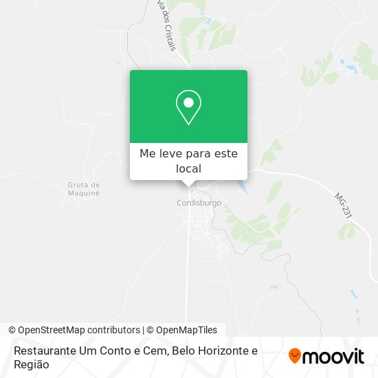 Restaurante Um Conto e Cem mapa