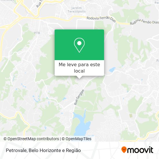 Petrovale mapa