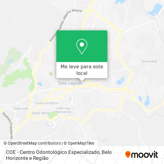 COE - Centro Odontológico Especializado mapa