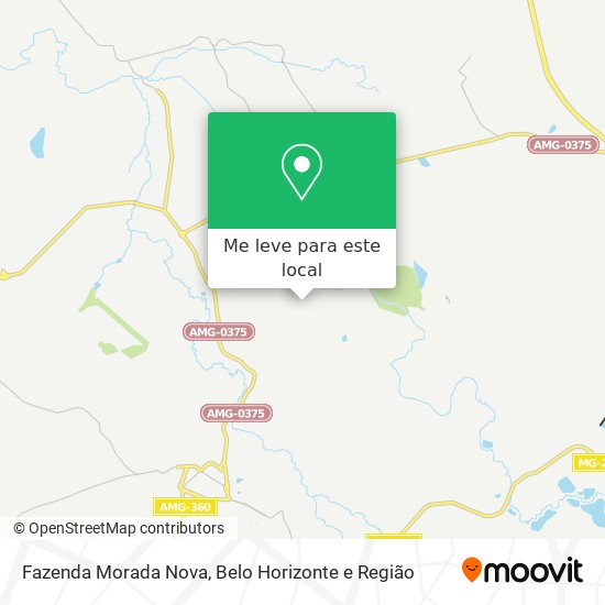 Fazenda Morada Nova mapa