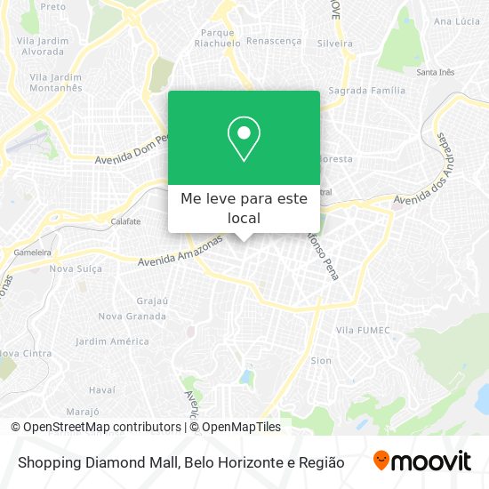 Shopping Diamond Mall mapa