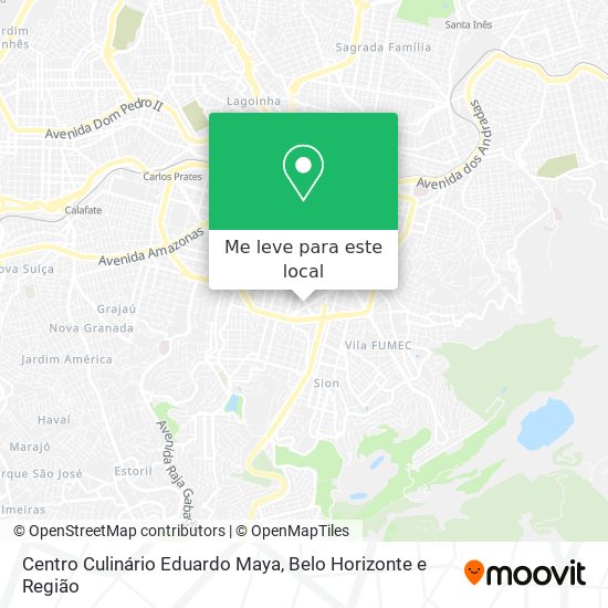 Centro Culinário Eduardo Maya mapa