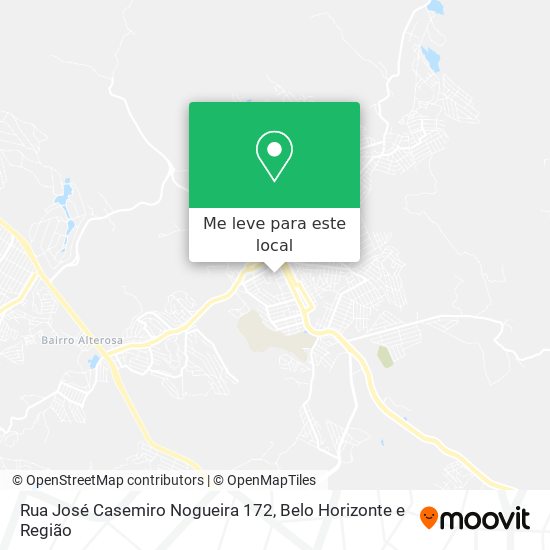 Rua José Casemiro Nogueira 172 mapa