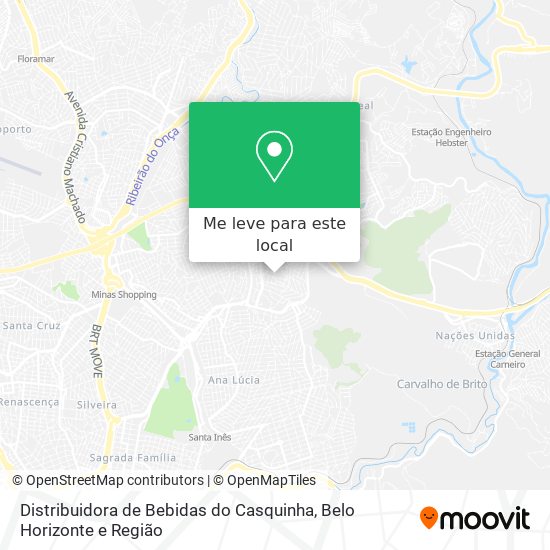 Distribuidora de Bebidas do Casquinha mapa