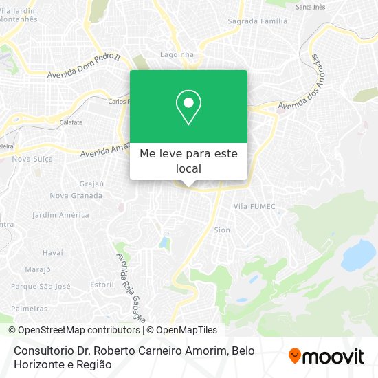 Consultorio Dr. Roberto Carneiro Amorim mapa