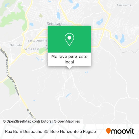 Rua Bom Despacho 35 mapa