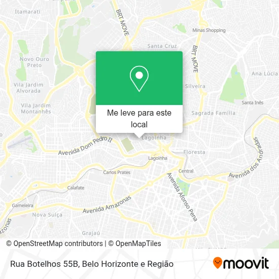 Rua Botelhos 55B mapa