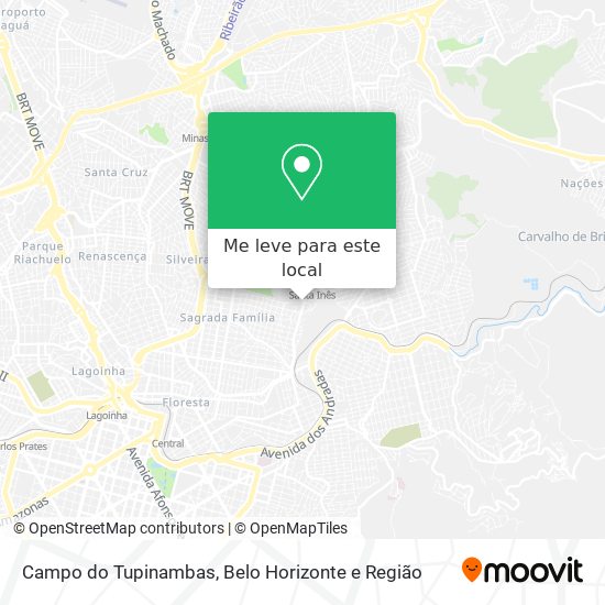 Campo do Tupinambas mapa