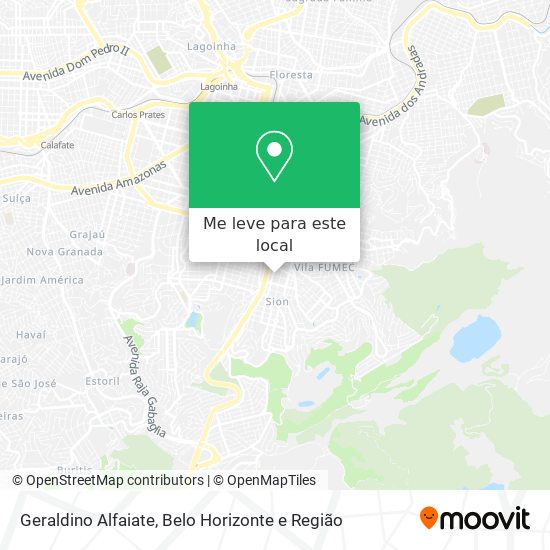 Geraldino Alfaiate mapa