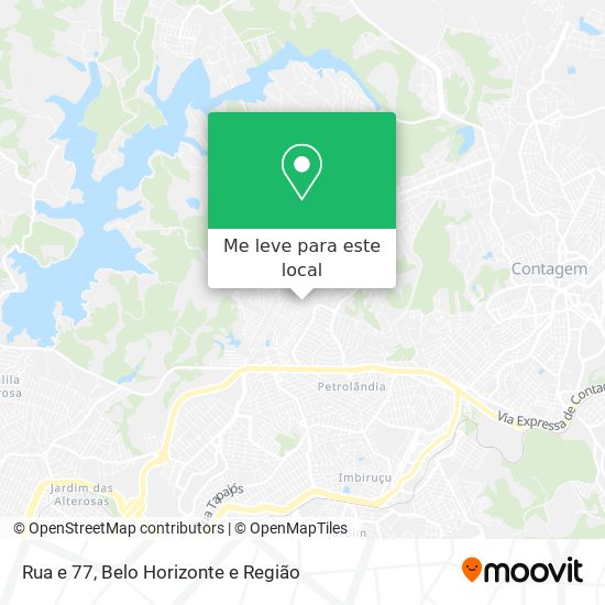 Rua e 77 mapa