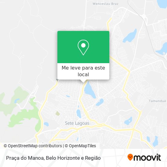 Praça do Manoa mapa